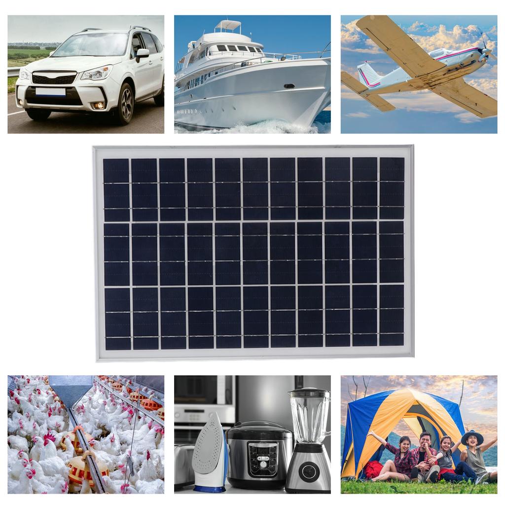 25W Solar Panel High Conversion Efficiency Waterproof Sturdy  Portable For Cars Ships Aircraft Solar Panel
