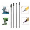 Power Tool-4pc Rotary Burr 1/4 Inch 6mm Shank 150mm Long Carbide Cutter CNC Engraving Bit
