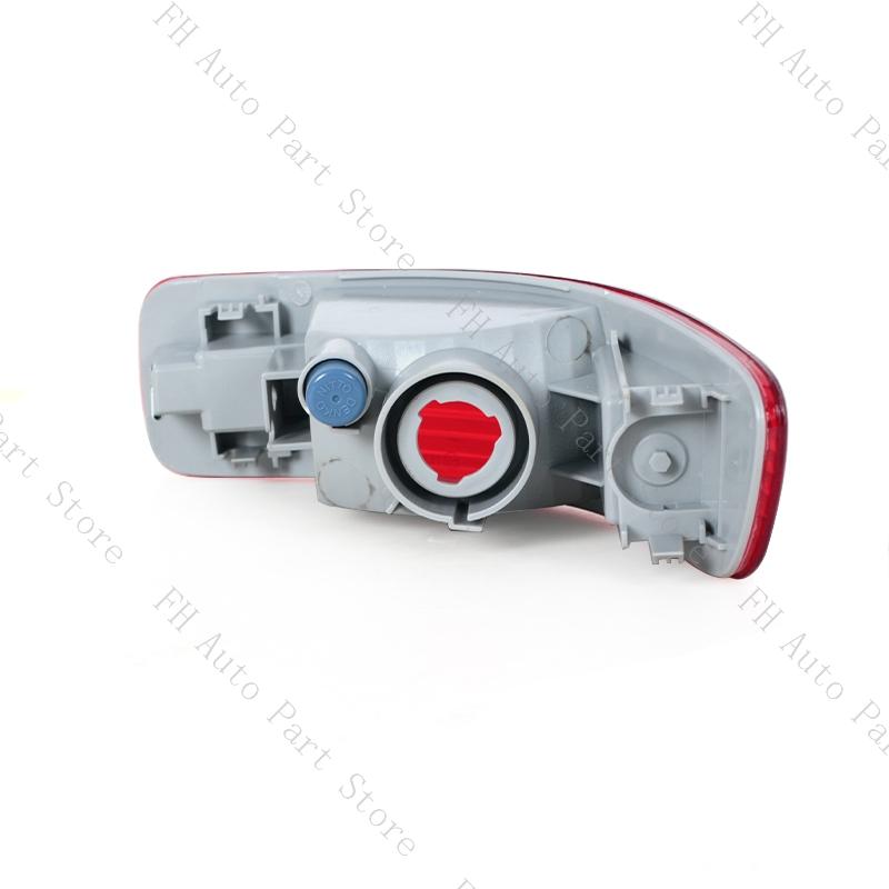 For Citroen C-crosser / Peugeot 4007 2007-2012 Rear Bumper Brake Light Cover Tail Warming Turn Signal Reflector Fog Lamp No Bulb