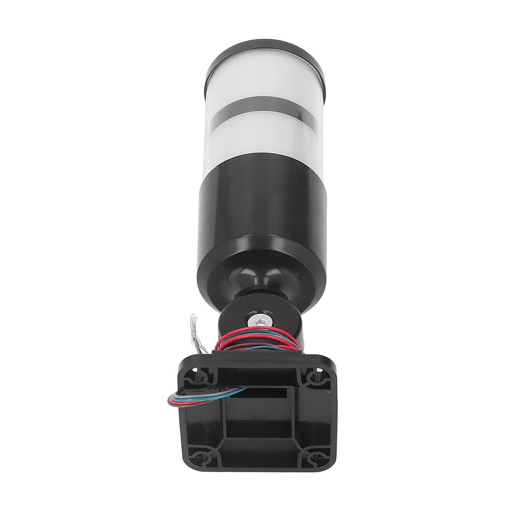 BERM Industrial Warning Light Foldable 2 Color LED Tower Signal Lamp with Buzzer 12‑24VDC