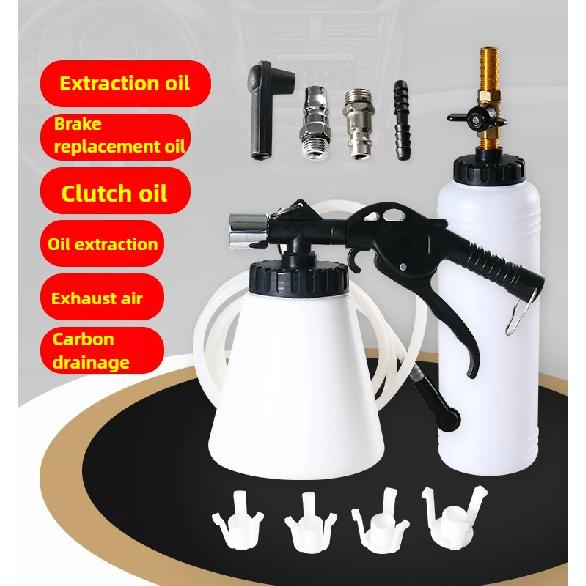 1 Set Car Brake Bleeder Hydraulic Pumping Fluid Pump Kit Oil Change Purge Tank Tubes Repair Tool Truck Motorcycle Accessories