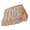 5 Colour Mixed Tassels Nylon Thread Multicolor Fringe Trim Home Garment Decoration