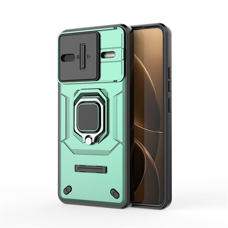 Shockproof Case For Xiaomi Poco F7 Ultra Case Poco F7 Ultra F7 Pro Ring Holder Magnetic Cover For Poco F7 Ultra Push Window Case