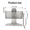 Bathroom Organizers Suction Cup Shelf With Double Layers Ventilated Storage Shelf For Shower Essential And Cosmetics