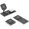 3-in-1 Magnetic Foldable Wireless Charger: 15W Fast Charging for Phone & Watch