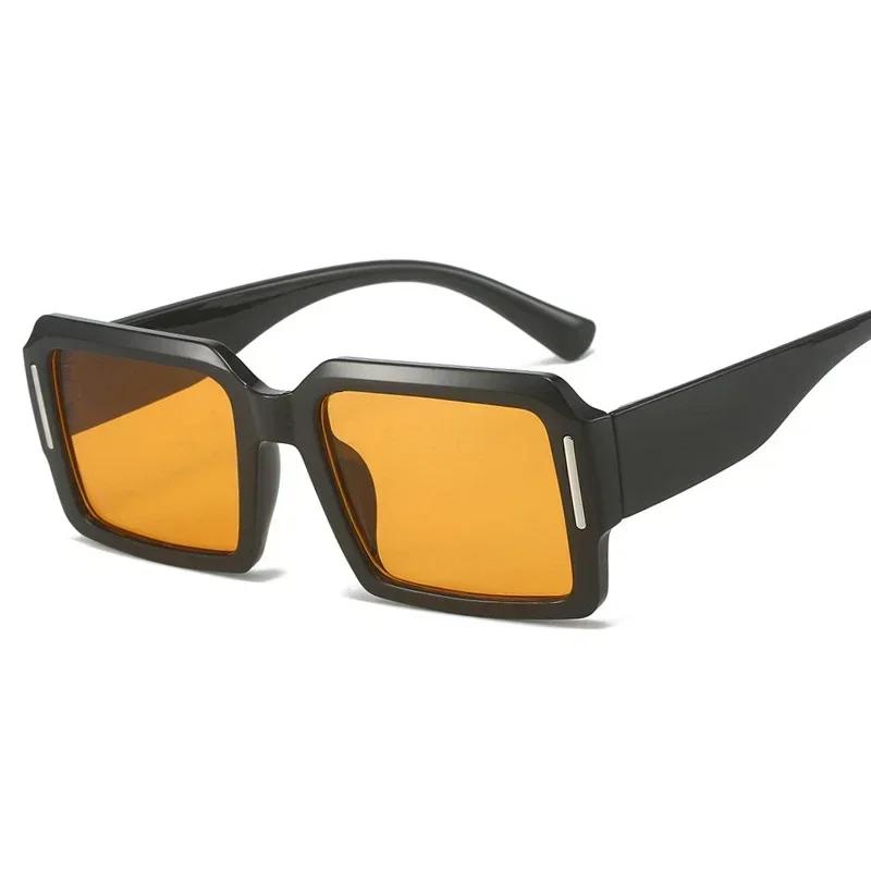 Outdoor Big Frame Square Sunglasses Women Men Colorful Minimalist Sun Glasses Mirror Black Colors Designer Brand Fashion