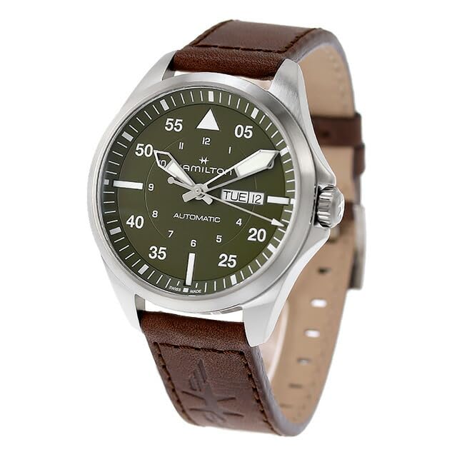 

HAMILTON Khaki Aviation Khaki Pilot Day Date Automatic Watch H64635560 [Hamilton] Men s [Item] зелений