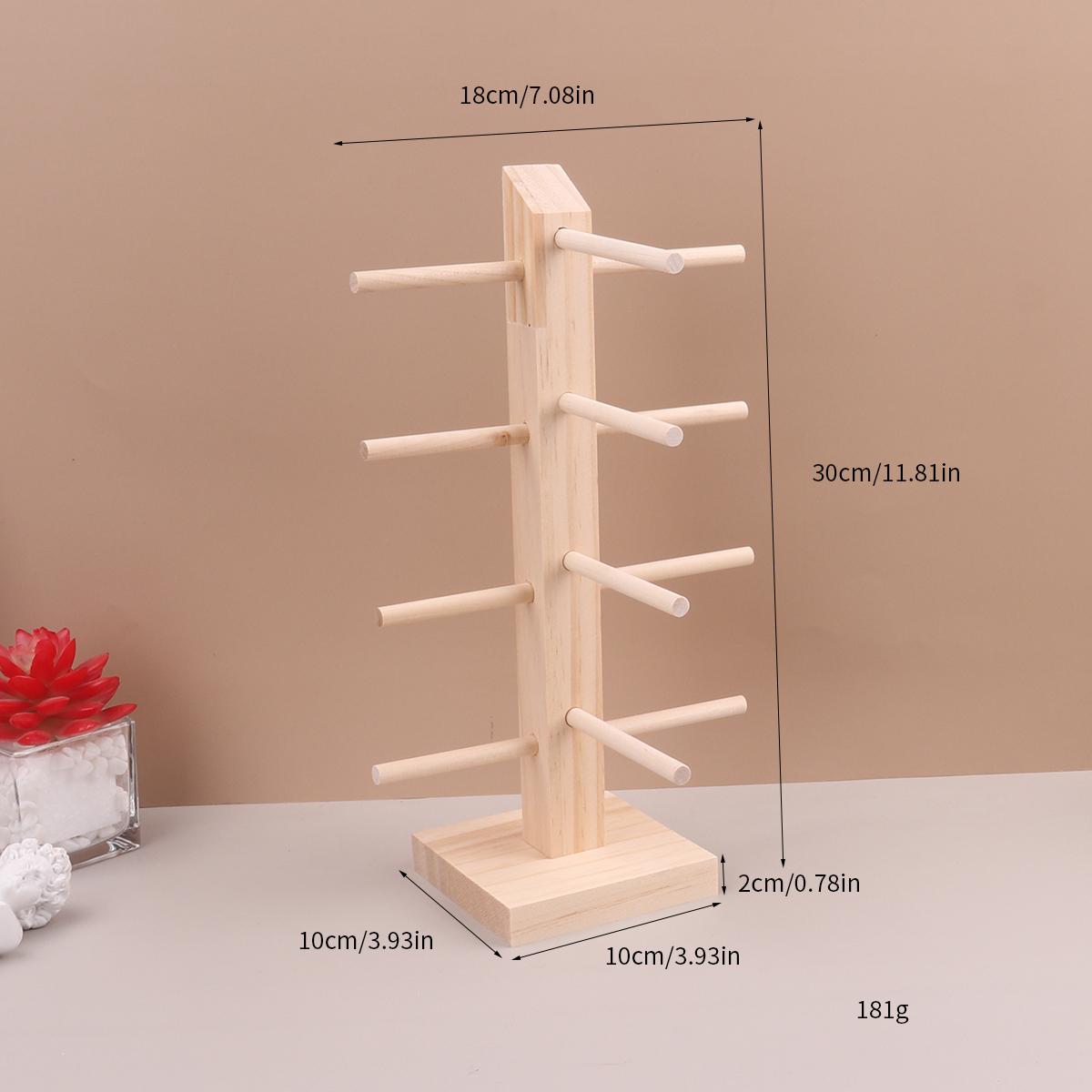 

Многослойная деревянная стойка для солнцезащитных очков, полка для очков, держатель ювелирных изделий для нескольких пар очков, витрина WF
