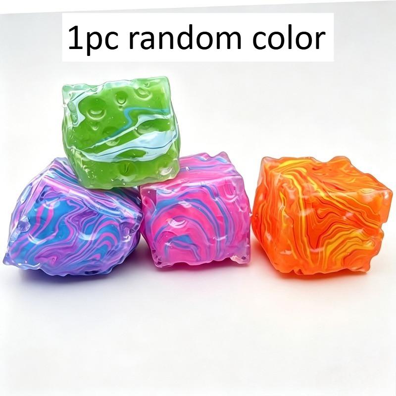 

Squishy Cheese Cube Maltose Fidgets Toys Soft Stretchable Cheese Anti Stress Squeeze Toy Square Decompression Gifts for Friend
