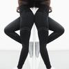 Calças Leggings de Treino Sem Costura de Cintura Alta para Levantamento de Quadril para Mulheres Listradas Calças de Ginástica