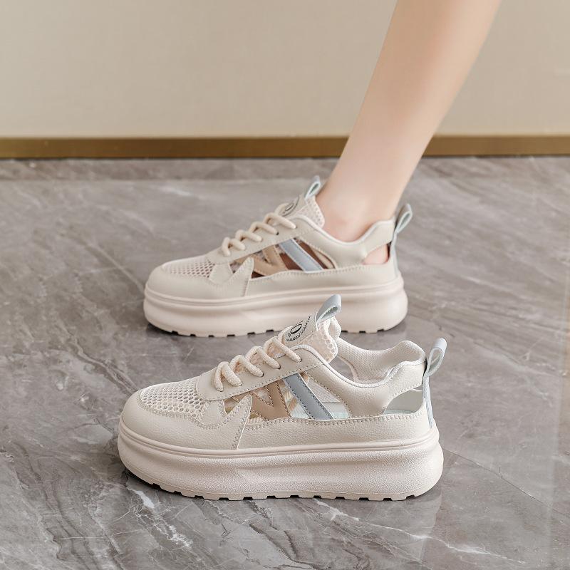 Women s Shoes - Breathable, Thick-soled, Casual Sneakers, Sandals 35