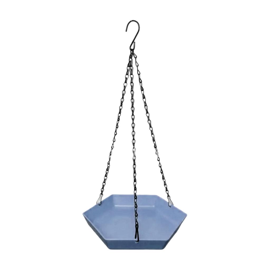 Hanging Hexagonal Bird Feeder & Bird Bath – 2-in-1 Outdoor Wild Bird Feeder For Garden & Yard