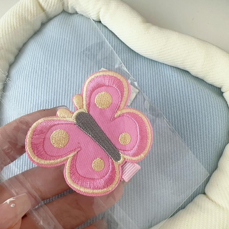 Pink Series Cute Bow Hair Clip for Girls - Small Duckbill Clip for Bangs