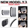 For Tesla Model Y Juniper 2025 Launch Model 3 2017-2025 Highland Accelerator Brake Pedal Anti Slip Foot Rest Cover Easy Install