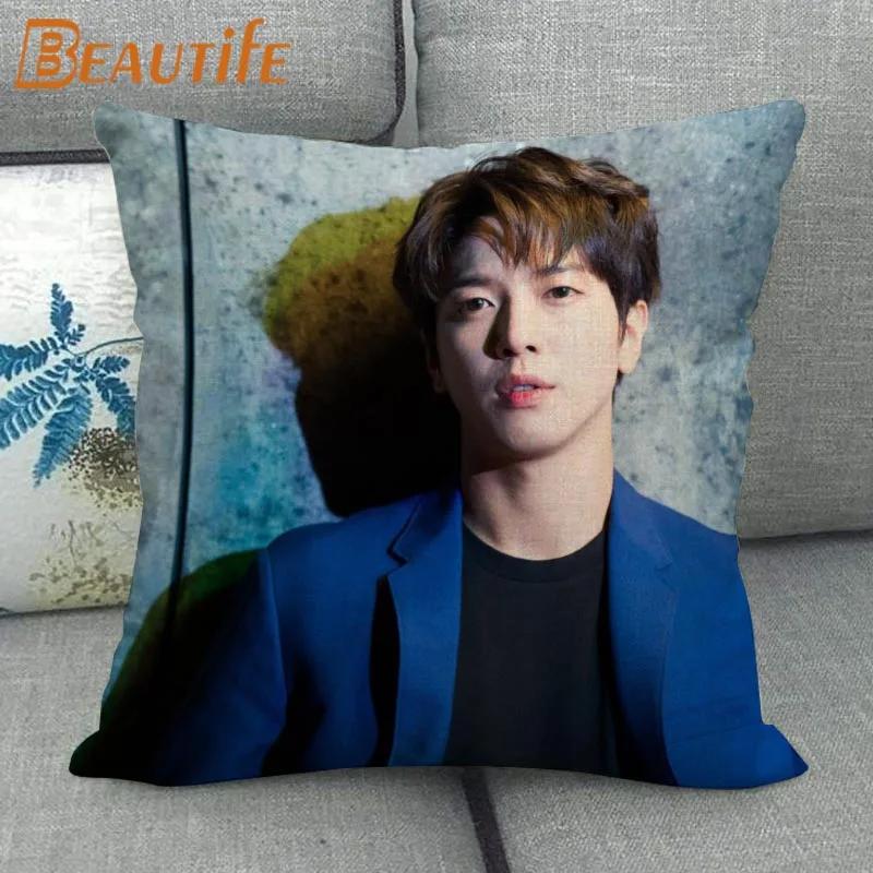 45X45cm CNBLUE KPOP Pillow Cover Square Zipper Cotton Linen Fabric Pillow Cases Bedroom Home Decorative Boys Girls Gift