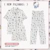 Soft Waxy Rabbit Pajamas Women's Japanese Milk Gentle and Cute Cartoon Girly Casual Short-sleeved Loungewear Three-piece Set