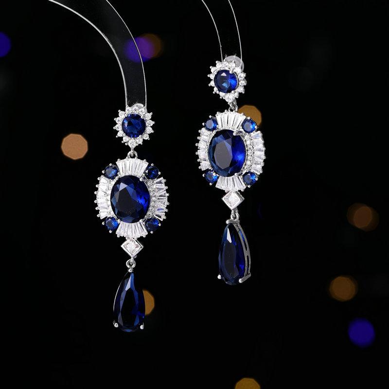 

Женские элегантные серьги-капли с легкой роскошной модной бижутерией, универсальные и с уникальным чувством дизайна