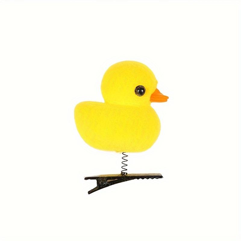 1Pcs Little Yellow Duck Hairpin Cute Spring Hair Accessories Girls Children Kawaii Hairpins Decoration Funny Christmas Gifts