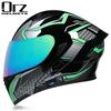 Unisex Full Face Motorcycle Helmet With Bluetooth Headset Scooter Electric Bike Riders All Season Use