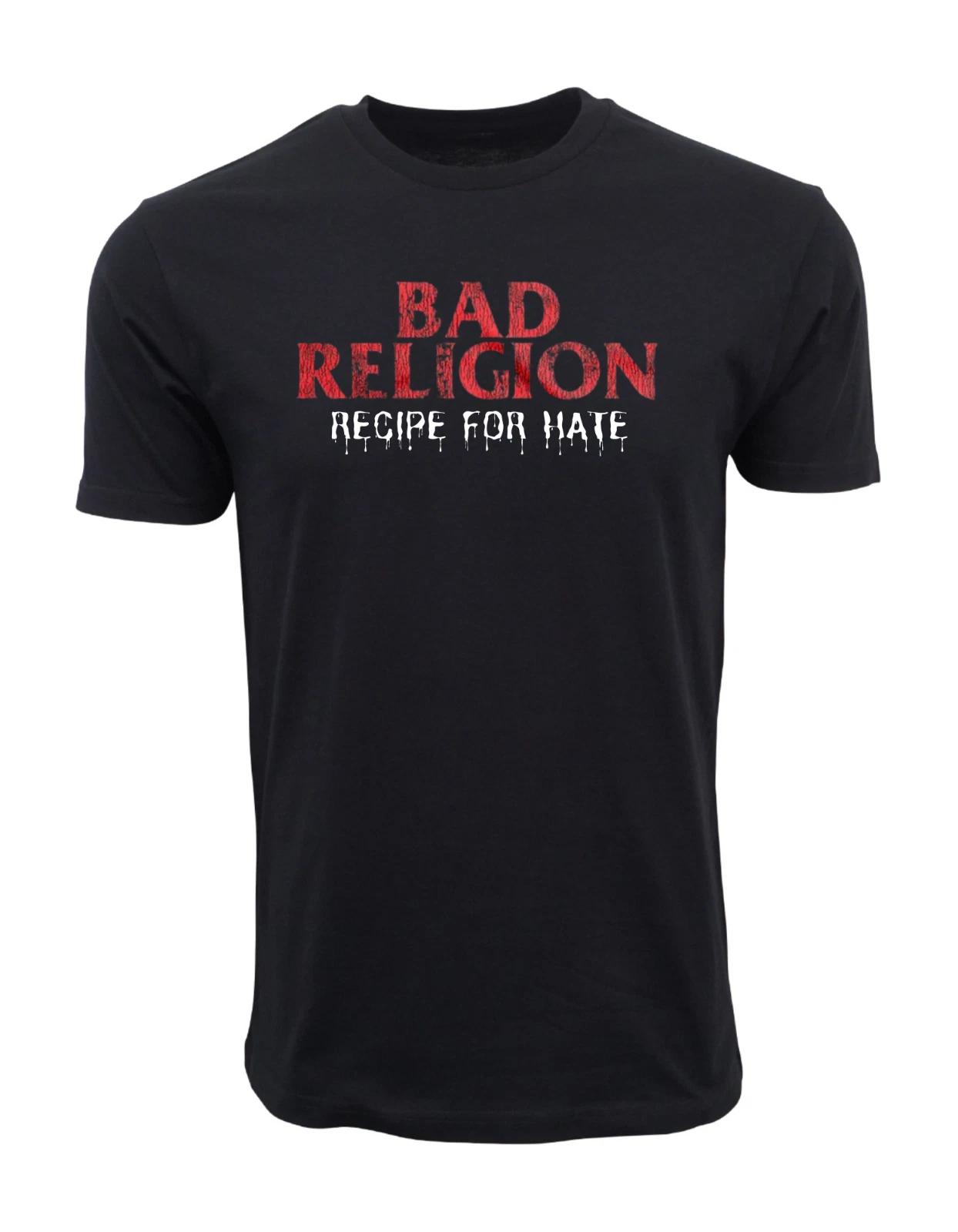 Men s Casual Graphic BAD RELIGION MENS RECIPE FOR HATE T SHIRT T-Shirt XL