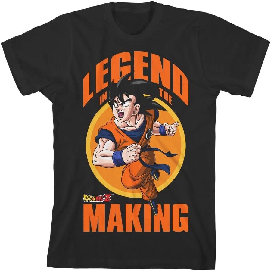 Dragonball Z Legend In The Making Goku Boys  Black Short-Sleeve T-Shirt S