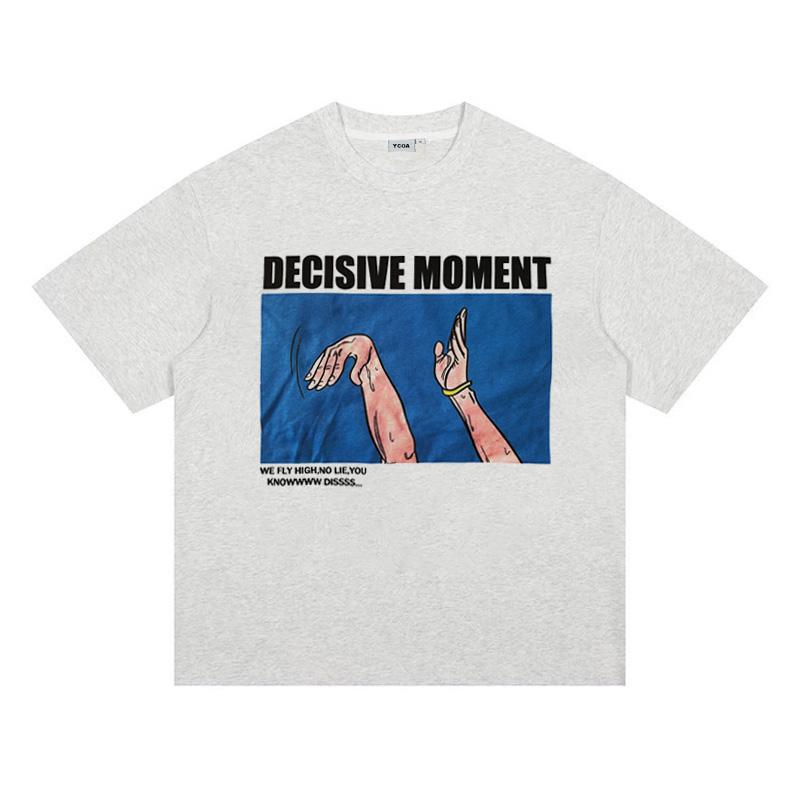 

Womens Short Sleeve TShirt 100 Cotton Tees Oversized Summer Y2k Vintage White Tops Harajuku Streetwear Korean Popular Clothes S
