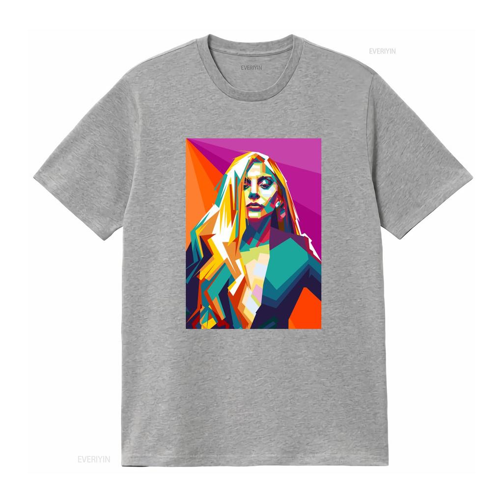 Vintage tričko Lady Gaga pro mládež s dlouhým rukávem a velikostí pro batolata vintage Prané Pohodlné Streetwear Neformální