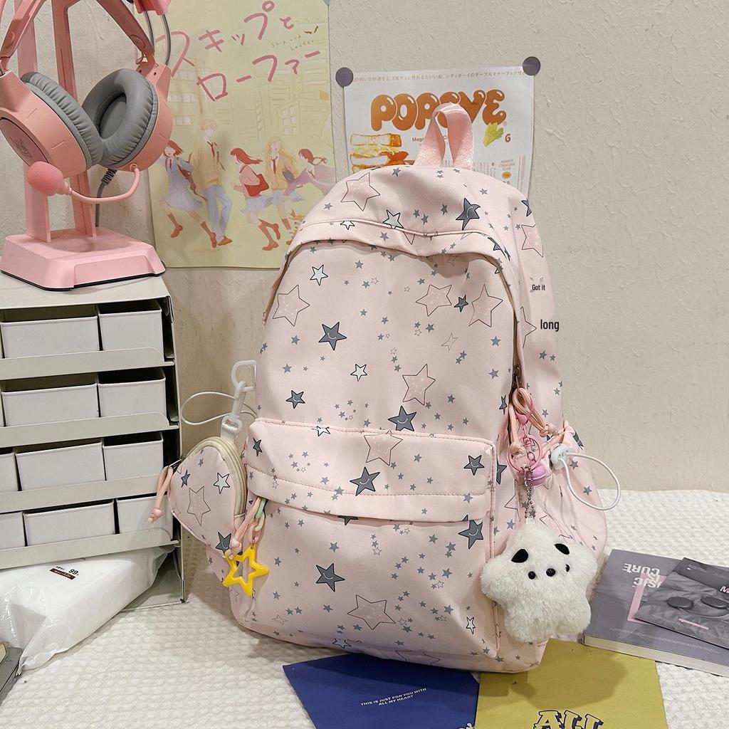 2025 Large-Capacity Cute Star Japanese Backpack for Primary School Girls
