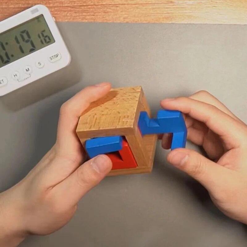 

Миссия невыполнима головоломка 3D деревянная головоломка для детей и взрослых IQ игры игрушки Rompicapo Difficili Juegos De Ingenio