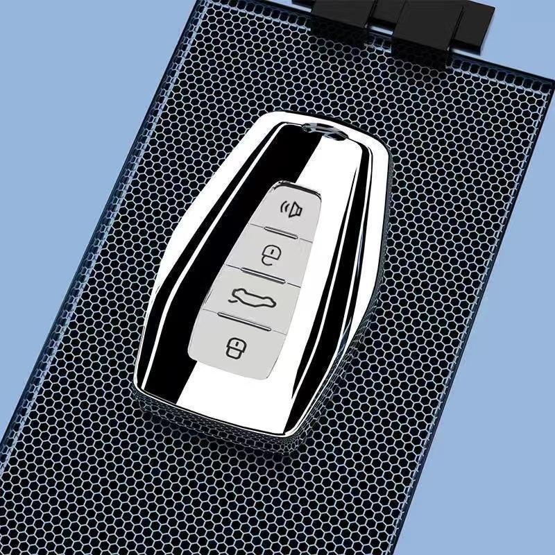 Премиальный защитный чехол для брелока ключа автомобиля Geely Binyue 2018-21