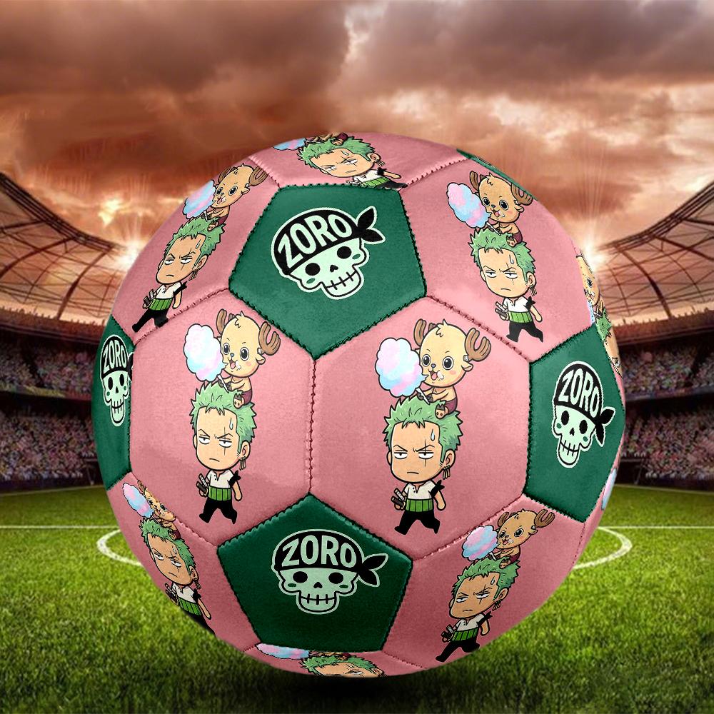 1pc One Piece Football Soccer Ball Size 5 Indoor Soccer Ball Fashion Colorful Backyard Game -Great For Sports Fans Gift HE16