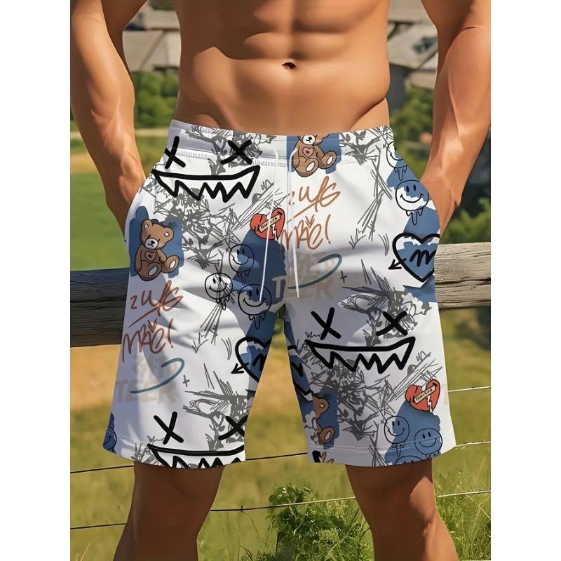 Plus Size Men s Shorts Casual Board Shorts 3D Print Party Jogging Shorts Travel Board Shorts Sports Shorts S