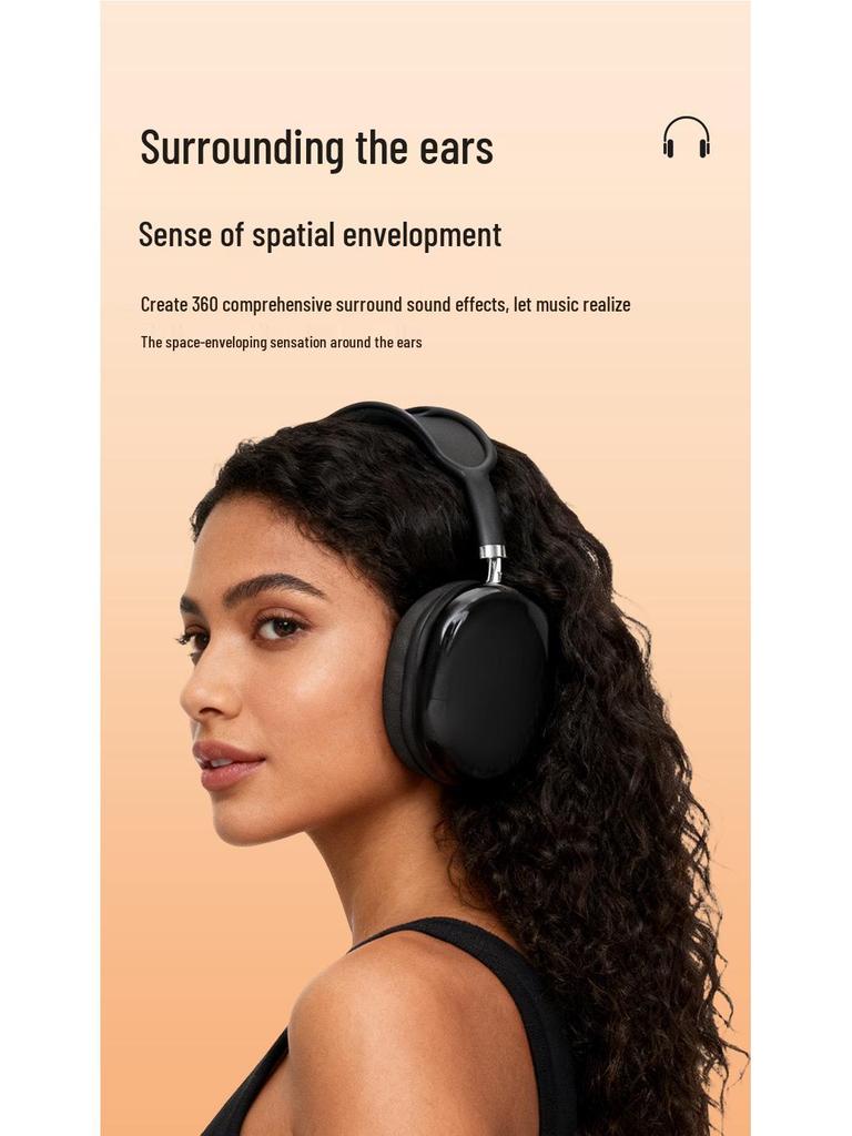 P9 Over-Ear Bluetooth Headphones with Microphone and Large Battery - Perfect for Students
