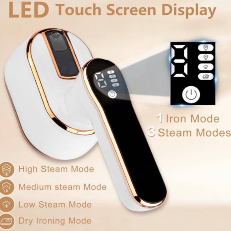 Handdampfer mit Touch-Bedienung für Kleidung und den Home-Office-Gebrauch
