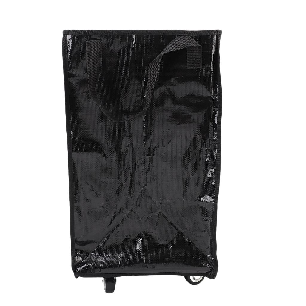 Reusable Grocery Bag On Wheels Water Proof Large Capacity Rolling Tote Bag with Reinforced Handles