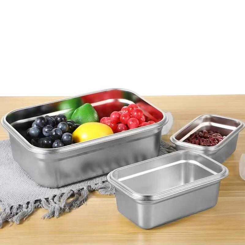 Mingjiang Chubang 304 Stainless Steel Rectangular Food Storage Container