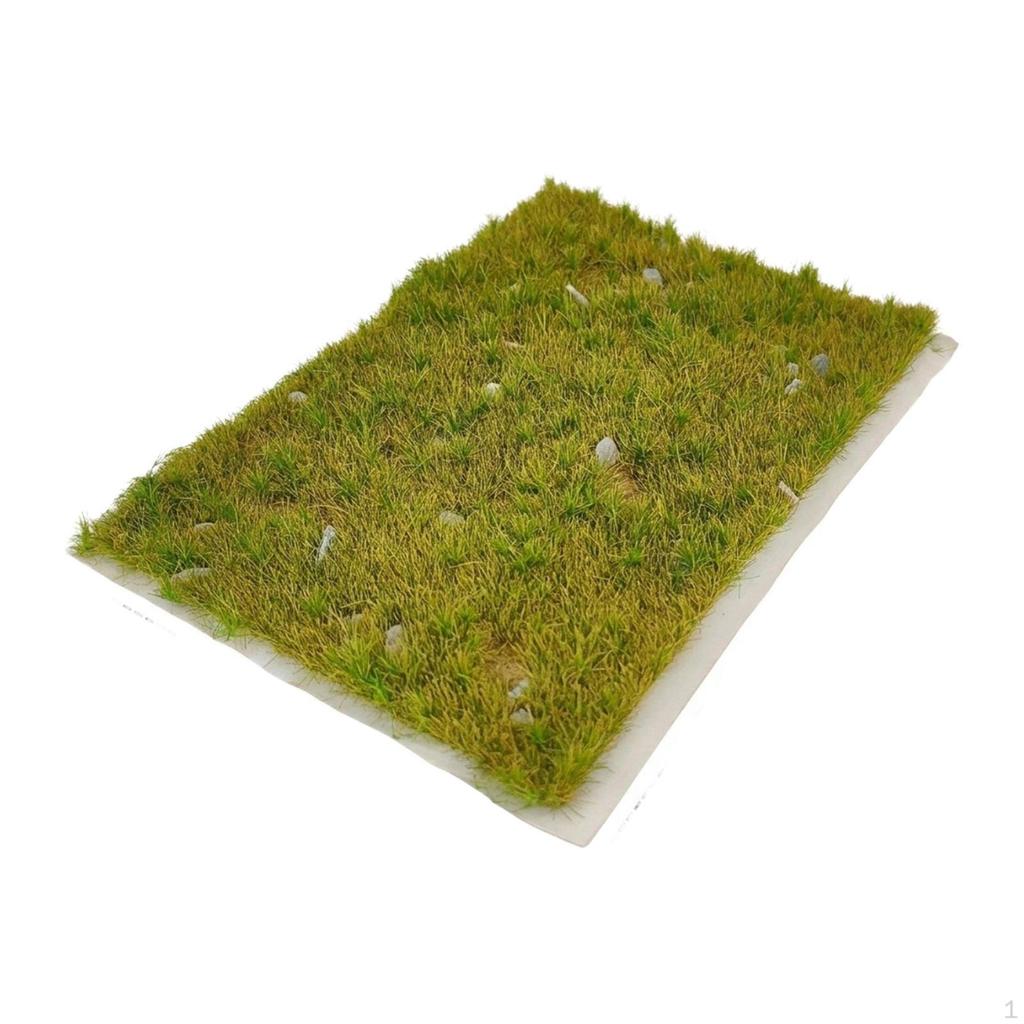 Kunstrasen-Diorama-Material, Miniatur-Büschel für Puppenhaus-Dekoration