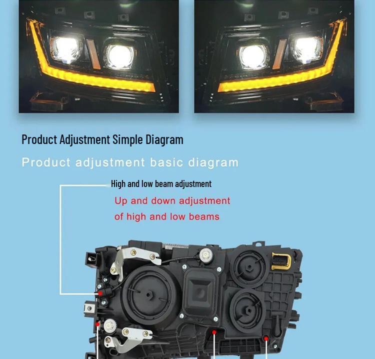 Scania Truck LED Headlight Assembly for 540s G500: Front Headlight Modification Accessory
