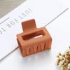 5.5cm Matte Back-of-Head Small Square High Ponytail Shark Clip Hair Accessory