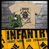 Combat T-shirt Military Infantry Grunt Tactical Assault Infantryman Platoon