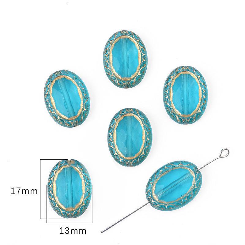 Handmade Retro Baroque Star, Moon & Flower Beads for DIY Earrings, Bracelets & Hair Accessories