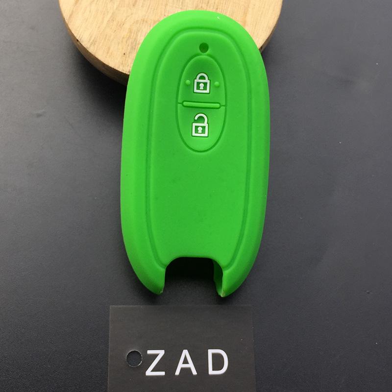 ZAD silicone rubber car key cover case skin protect keychain for   SUZUKI Swift Sport SX4 SCORSS grand vitara Wagon R stingray