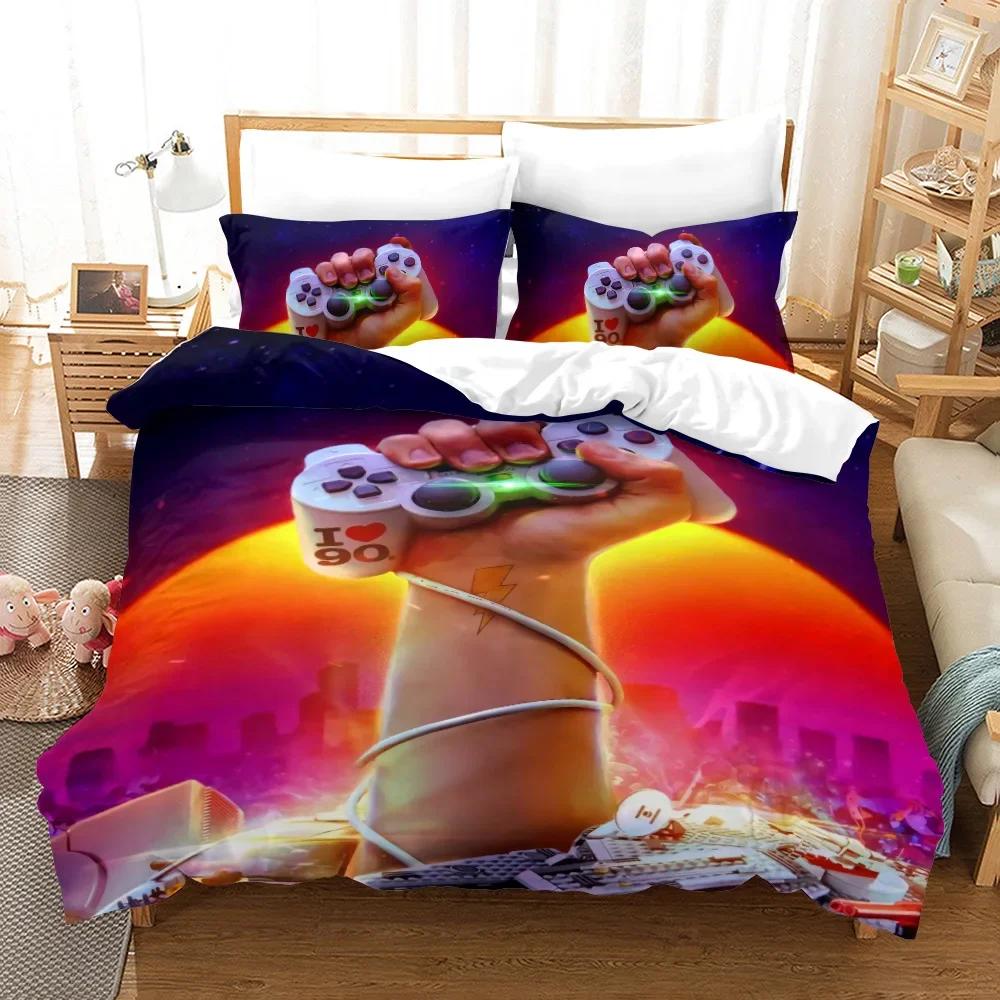 Print Airplanes Beding Set for Boy Comfortable Quilt Cover Pilowcases Children Kids,twin Ful Quen Young People Bedrom Bed Linens Set Polyester