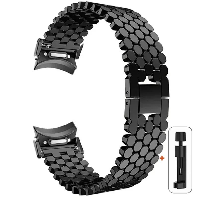 Quick Fit Stainless Steel No Gaps Band for Samsung Galaxy Watch 6 Classic 47mm 43mm 4 42 46mm 5 Pro 45mm 40 Mm 44mm Correa