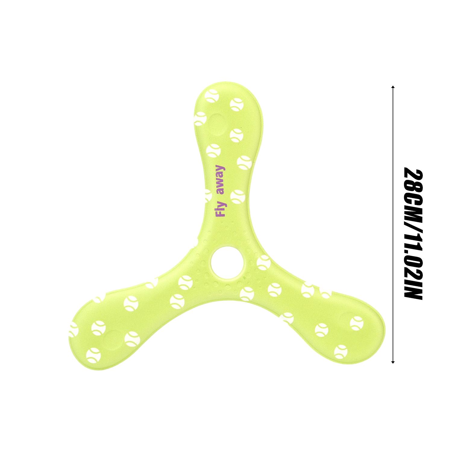 

Soft EVA Children s Boomerang Toys 360 Degrees Flying Disc Games Adult-kids Interactive Sports Toys for Decompression Gift зелёный