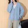TonLion Women's Simple Versatile V-Neck Cardigan