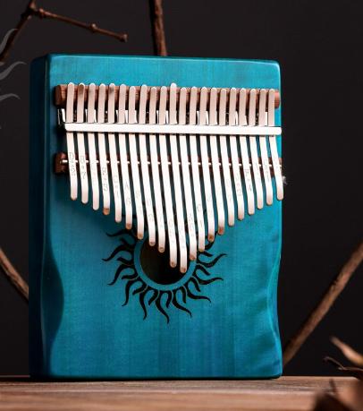 21 Key Maple Kalimba Thumb Piano Portable for Beginners Gift for Kids and Adults Musical Instrument 17 Key