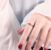 Chain Ring Stainless Steel Rings For Men Women's Rings Geometry Ring Finger Gold Silver Color Ring Set Women  Gift
