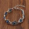 Vintage Hamsa Hand Fatima Evil Eye Bracelets for Women Jewelry Bohemian Natural Stone Beads Charm Bangles Couple Gift