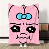Throw Flannel Fluffy Cute Soft O-Opanchu Blanket Warm Skin-Friendly Bunny Cartoon Throw Usagi For Sofa Bed Office Nap Winter